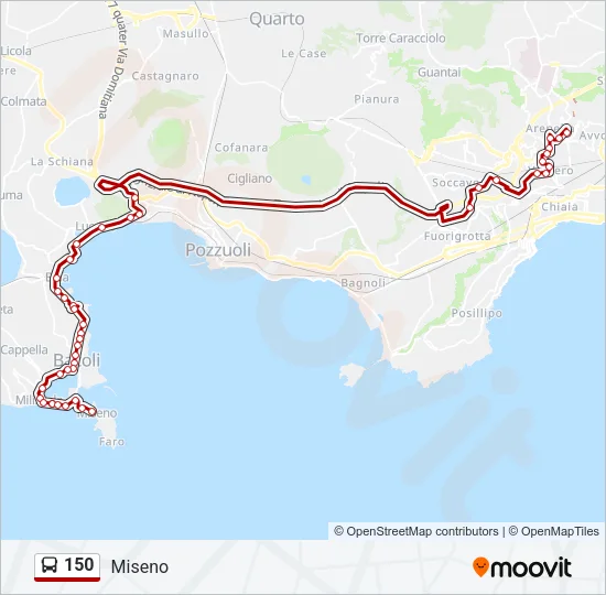 150 Bus Line Map