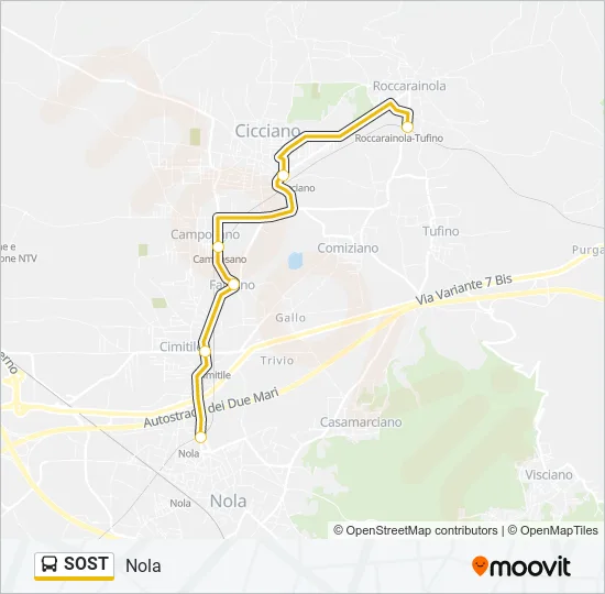 SOST Bus Line Map