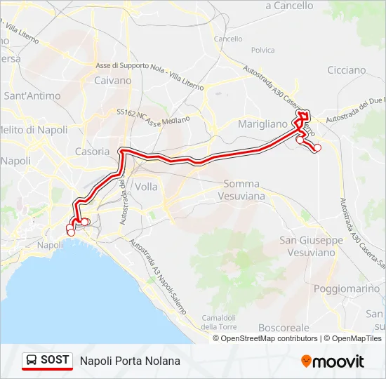 SOST Bus Line Map