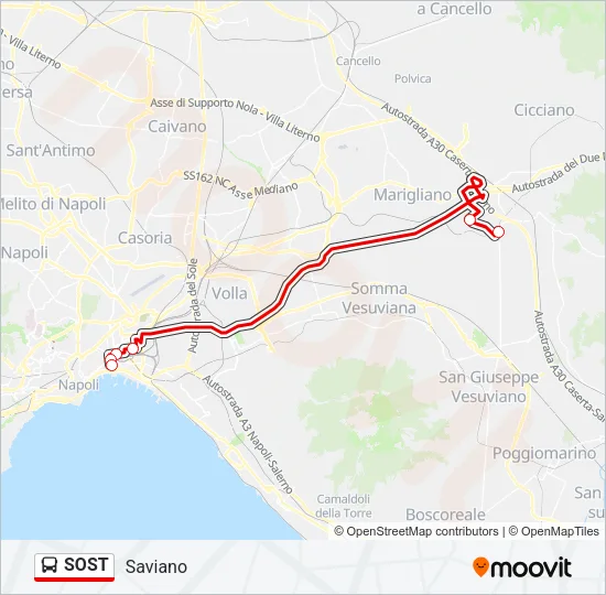 SOST Bus Line Map