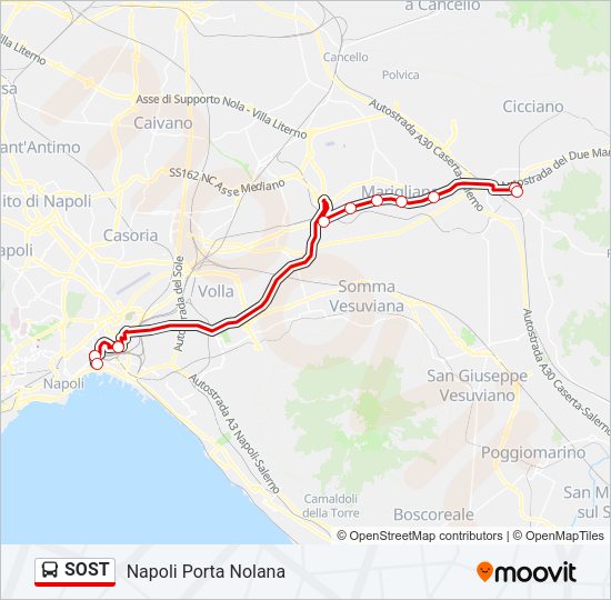SOST Bus Line Map