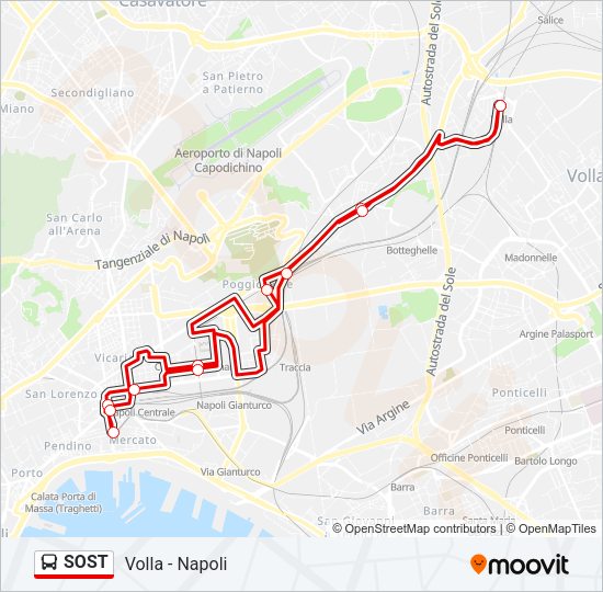 SOST Bus Line Map