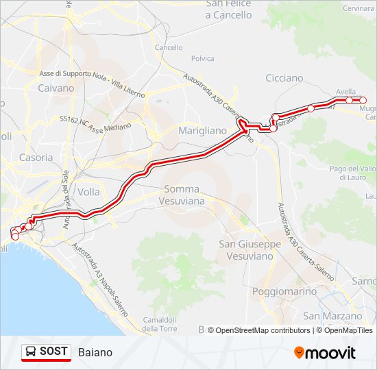 SOST bus Line Map