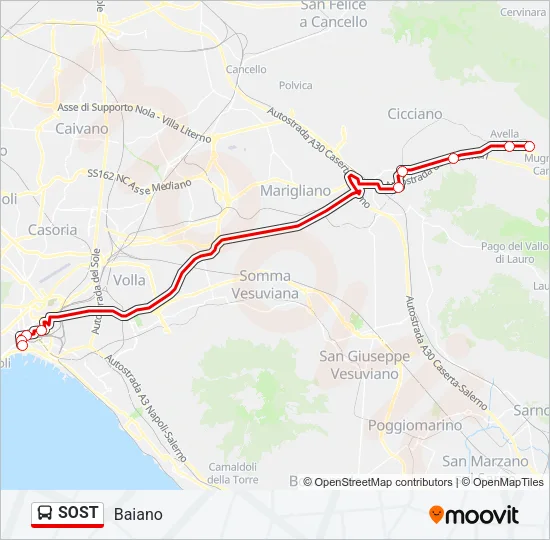 SOST Bus Line Map