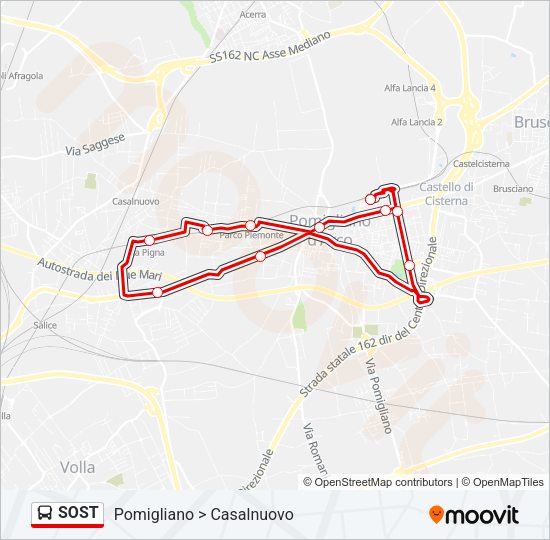 SOST Bus Line Map