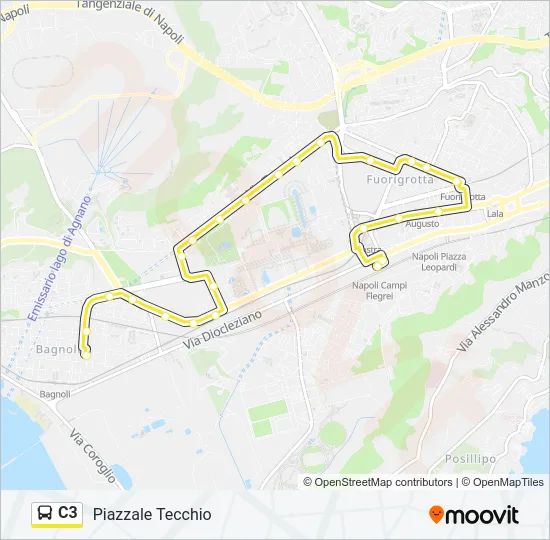 C3 Bus Line Map