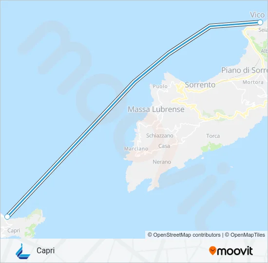 ALILAUR Ferry Line Map