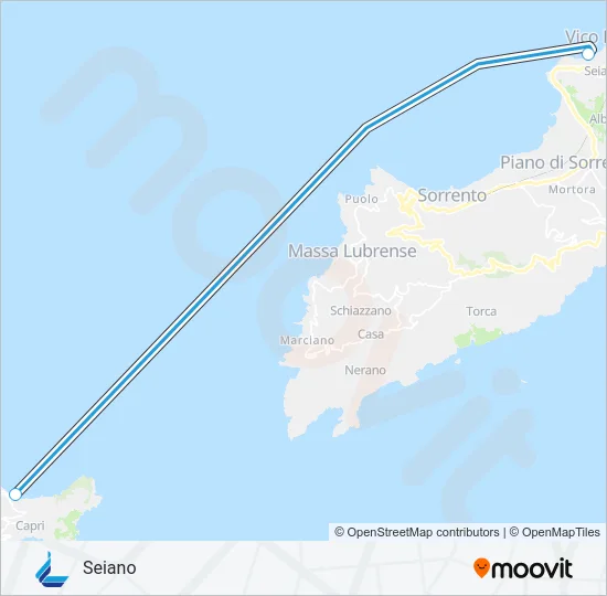 ALILAUR Ferry Line Map