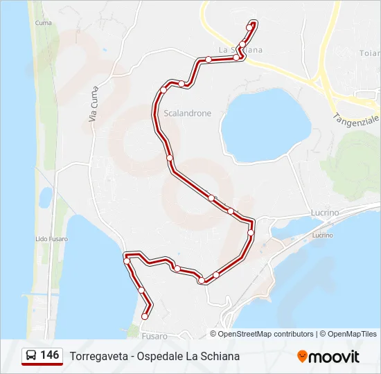 146 Bus Line Map