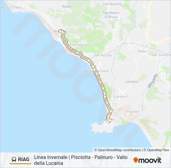 RIAG Bus Line Map