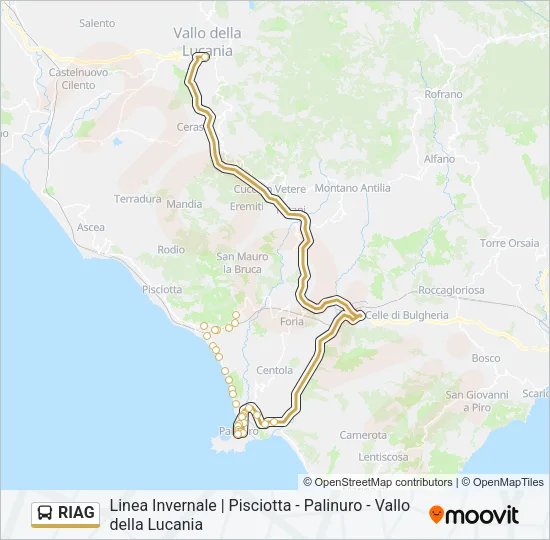 RIAG Bus Line Map