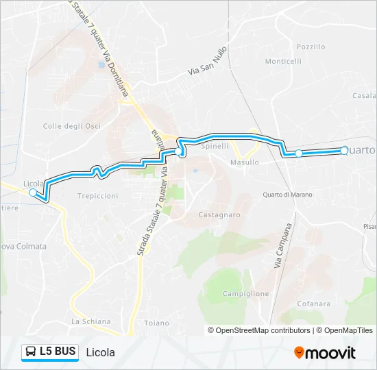 L5 BUS Bus Line Map