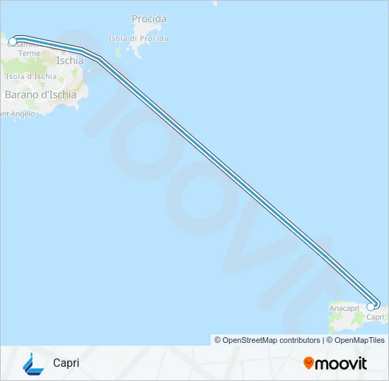 ALILAUR Ferry Line Map