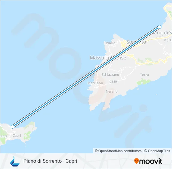 ALILAUR Ferry Line Map