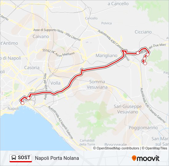 SOST Bus Line Map
