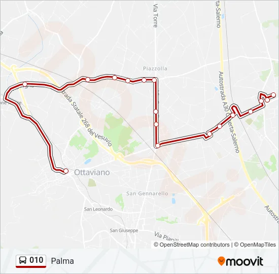 010 Bus Line Map