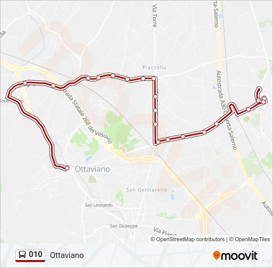 010 Bus Line Map