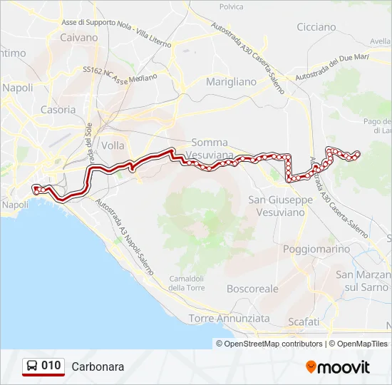 010 Bus Line Map