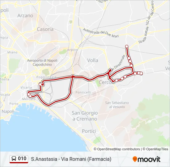 010 Bus Line Map