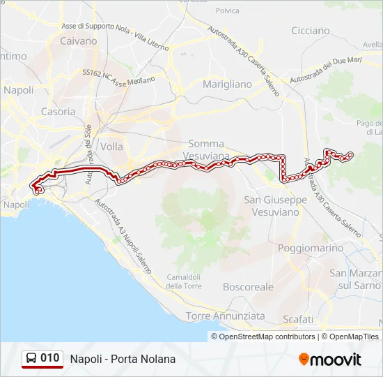 010 Bus Line Map