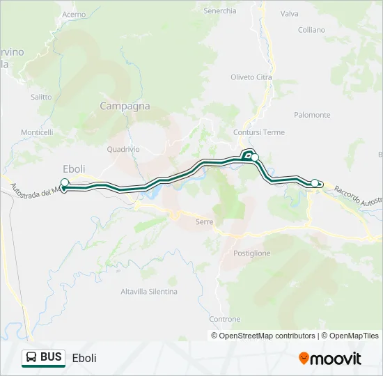 BUS Line Map