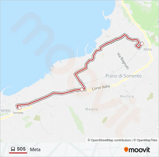 SOS Bus Line Map
