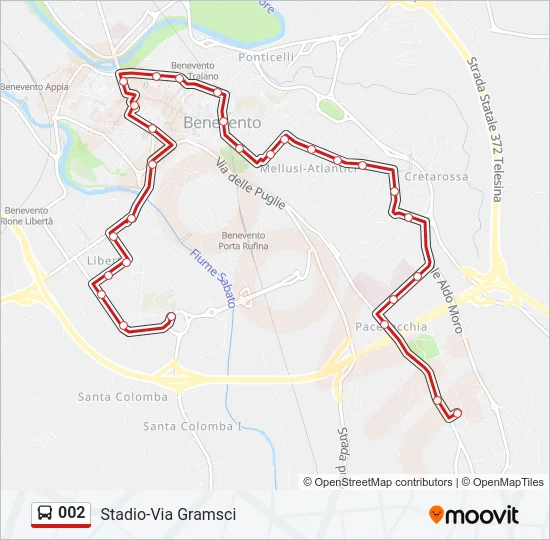 002 Bus Line Map