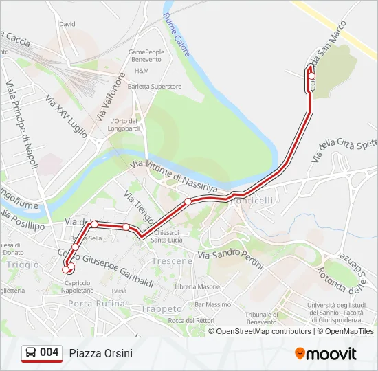 004 Bus Line Map