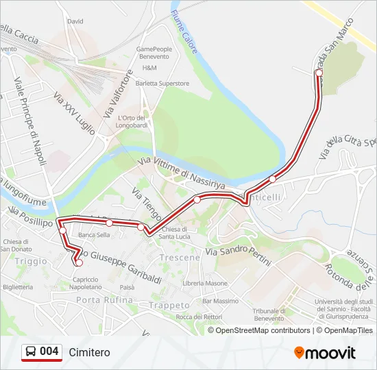 004 Bus Line Map