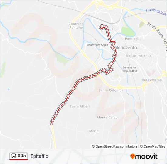 005 Bus Line Map