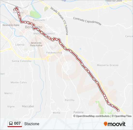 007 Bus Line Map