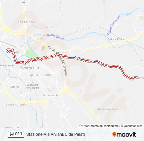 011 Bus Line Map