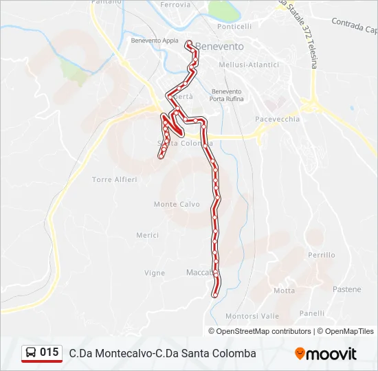 015 Bus Line Map