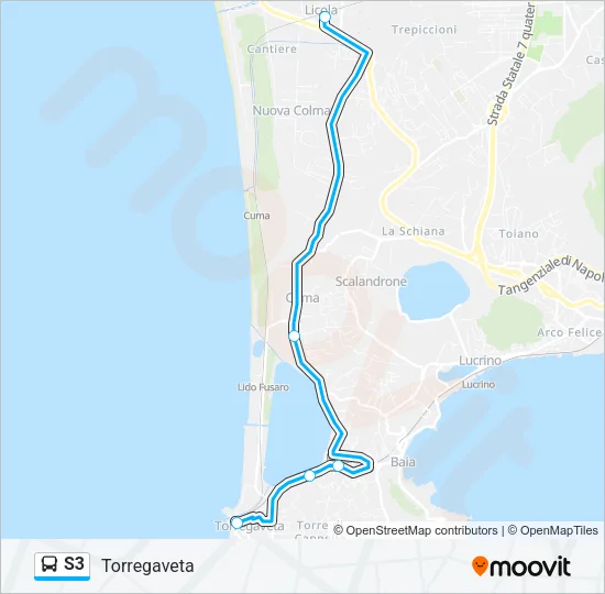 S3 Bus Line Map