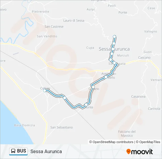 BUS Line Map