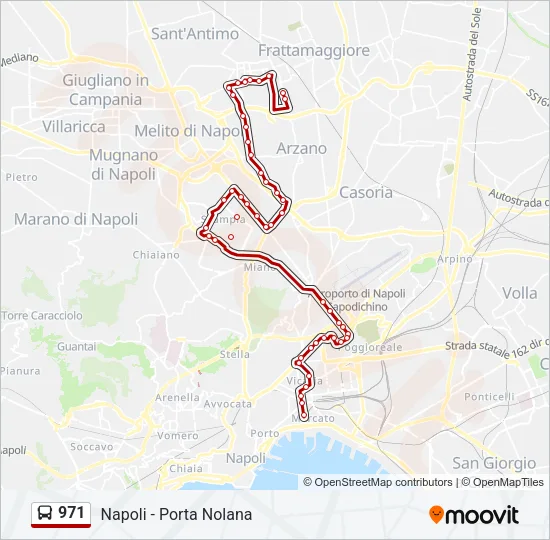 971 Bus Line Map