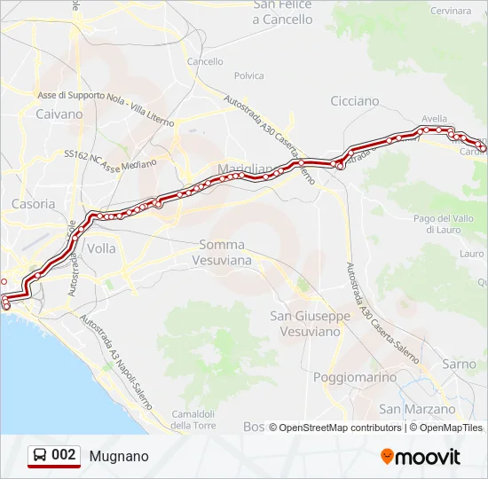 002 Bus Line Map