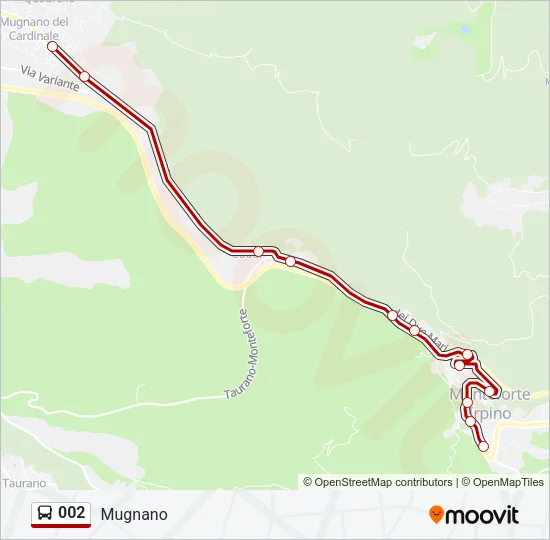 002 Bus Line Map