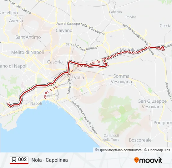 002 Bus Line Map