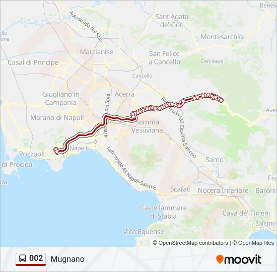 002 Bus Line Map