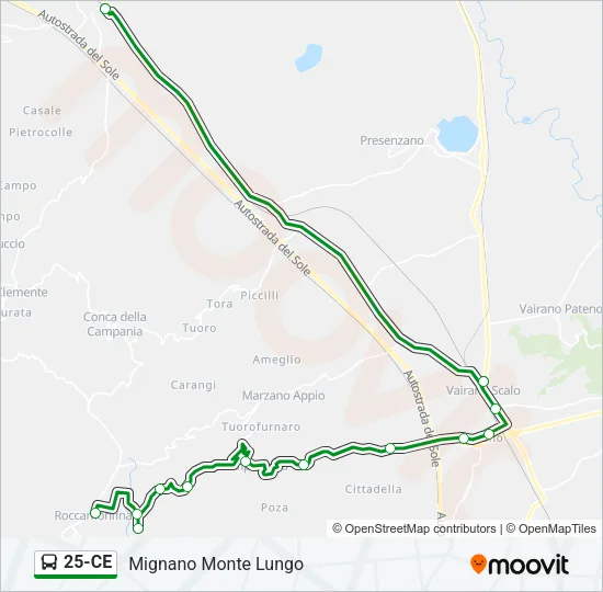 25-CE Bus Line Map