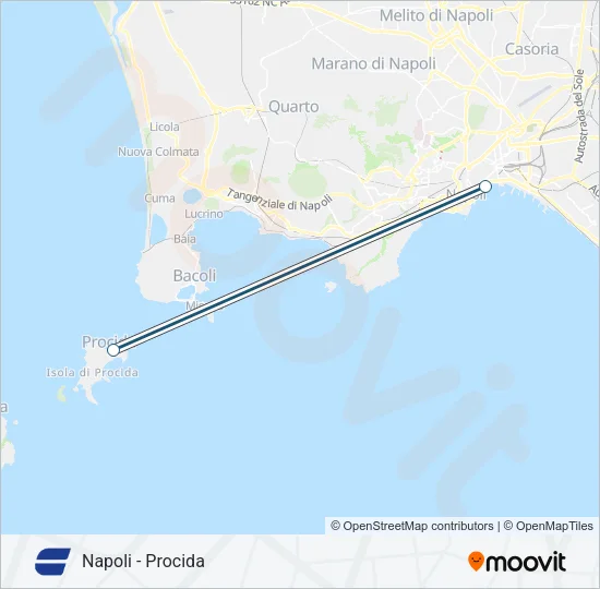 CAREMAR Ferry Line Map