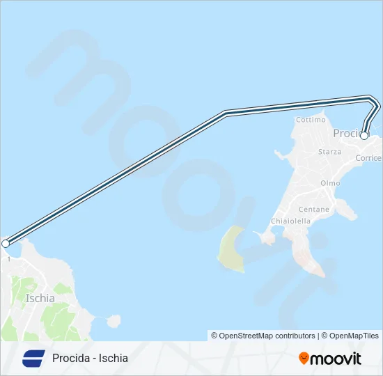 CAREMAR Ferry Line Map