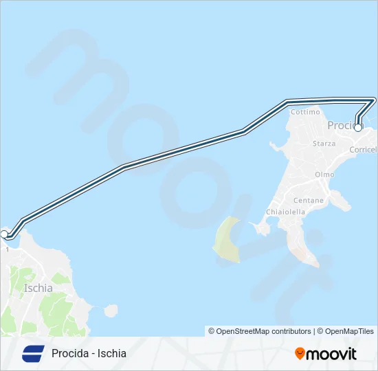 CAREMAR Ferry Line Map