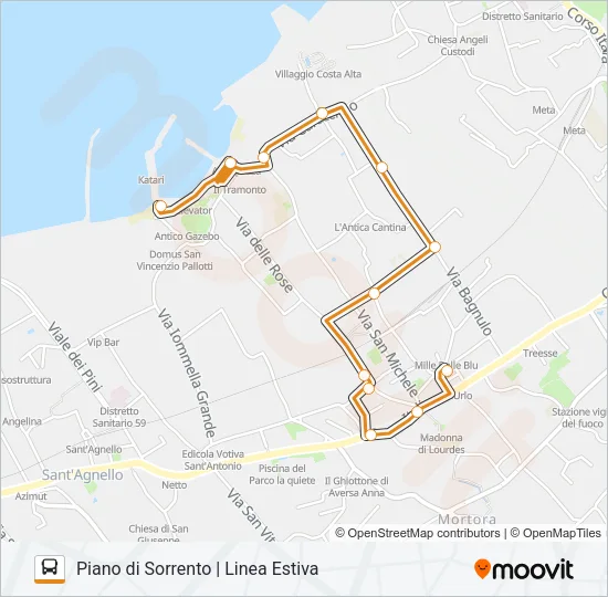 ANGELINO Bus Line Map