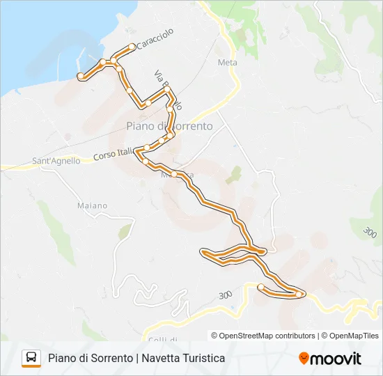 ANGELINO Bus Line Map