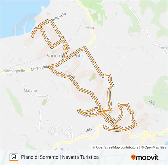 ANGELINO Bus Line Map