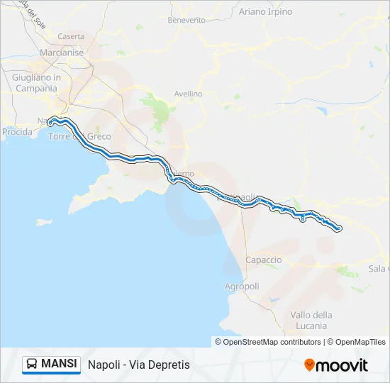 MANSI Bus Line Map