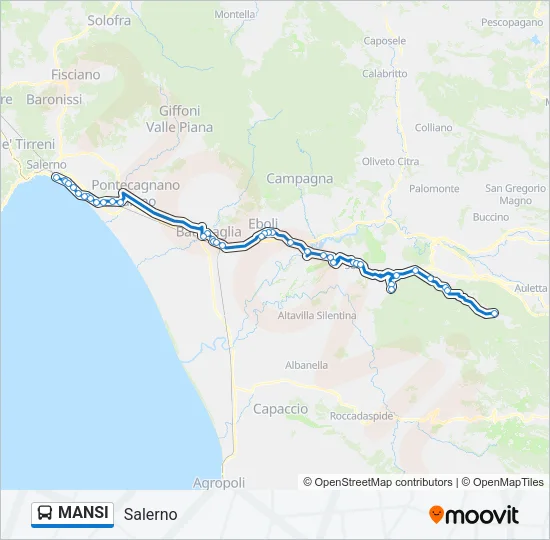 MANSI Bus Line Map