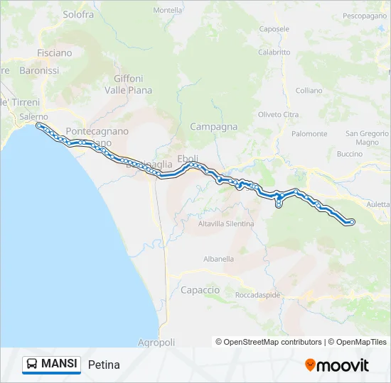 MANSI Bus Line Map